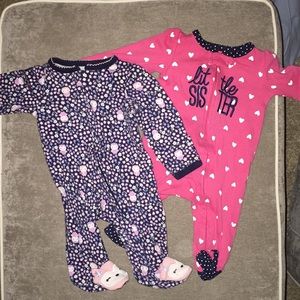 2 carters onesies